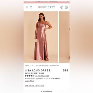 Brand: Birdy Grey 
Size: Medium 
Color: Dessert Rose.